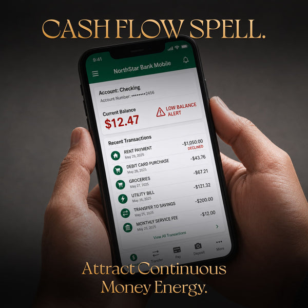 CASH FLOW SPELL – Open Financial Opportunities & Attract Continuous Money Energy