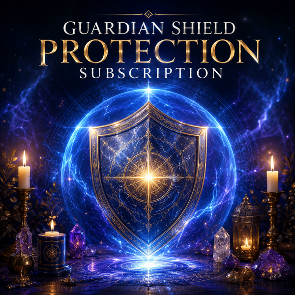 Guardian Shield Protection Subscription - Weekly Aura & Life Protection Rituals