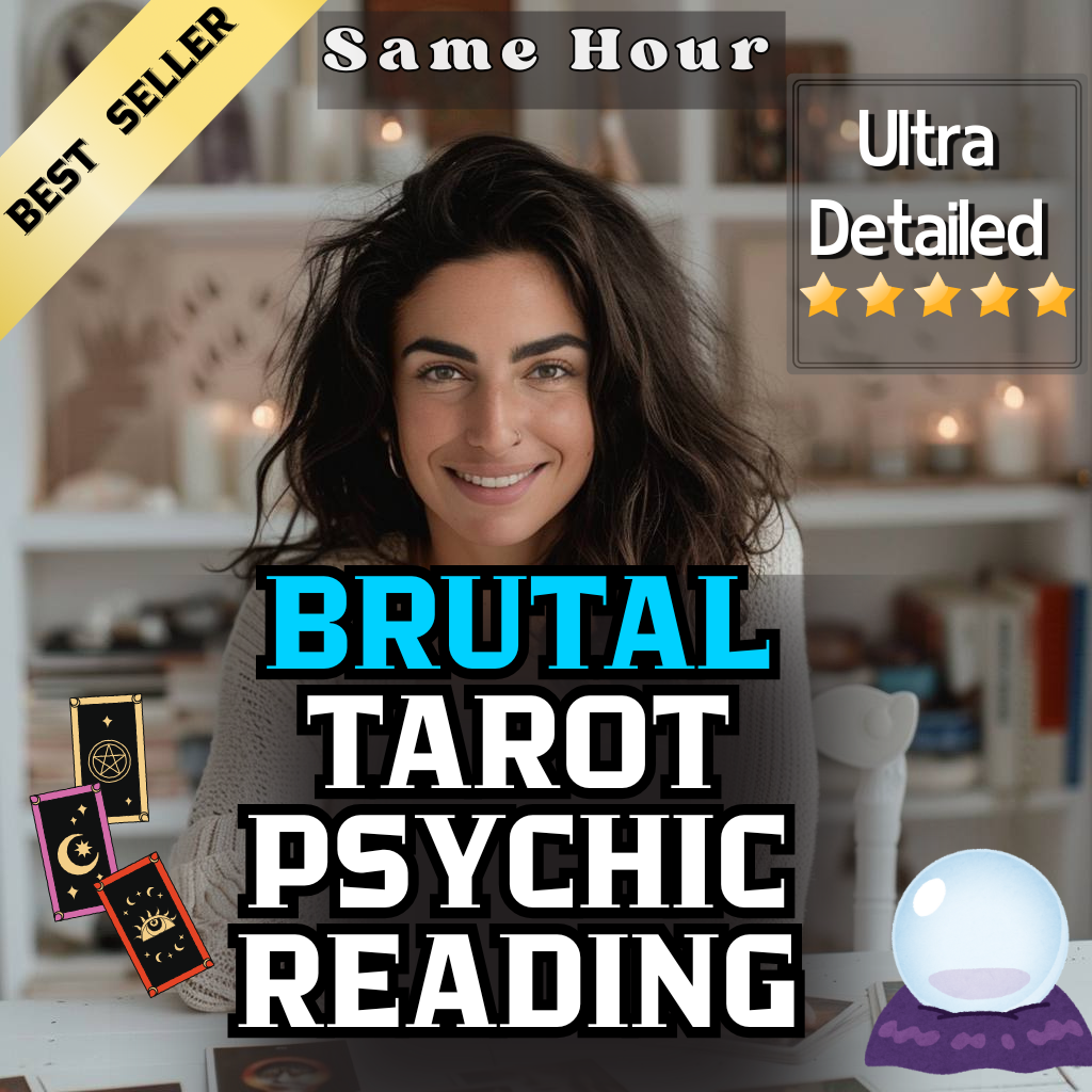 BRUTAL TAROT READING | No Sugarcoating Tarot Psychic Reading with Tarot Deck & Oracle Cards for Honest Insight