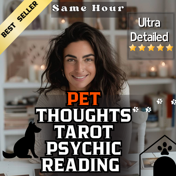 PET TAROT READING | Heartfelt Tarot Psychic Reading, Medium Reading & Spiritual Guidance for Pets’ Energy