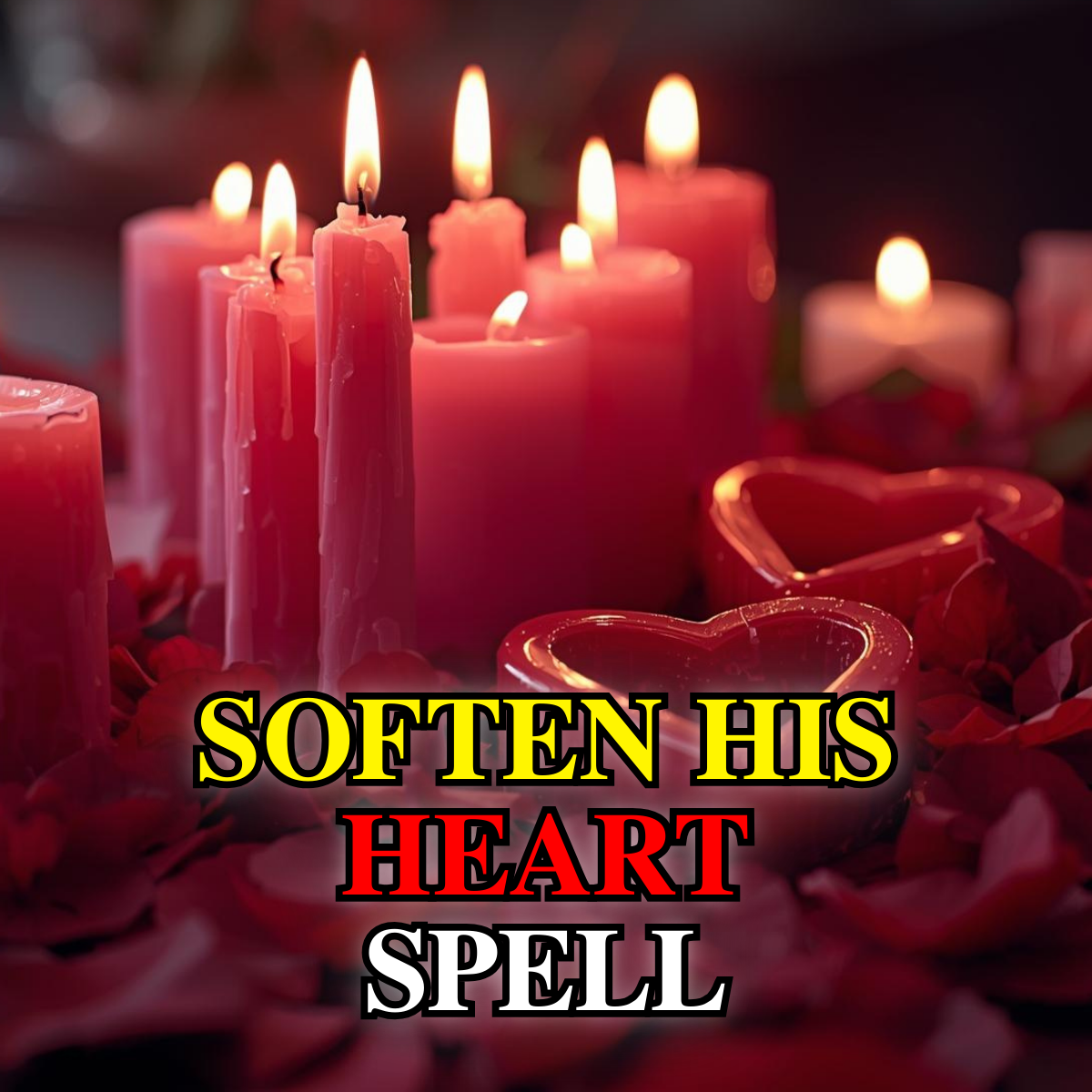 SOFTEN HIS HEART Spell – Melt Emotional Walls & Bring Back Warm Loving Feelings