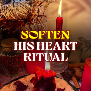 SOFTEN HIS HEART Spell – Melt Emotional Walls & Bring Back Warm Loving Feelings
